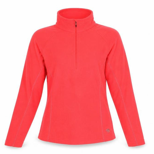 Mountain Hardwear Womens Pink Polyester Pullover Sweatshirt Size S Zip - Neon