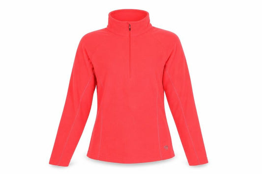 Mountain Hardwear Womens Pink Polyester Pullover Sweatshirt Size S Zip - Neon