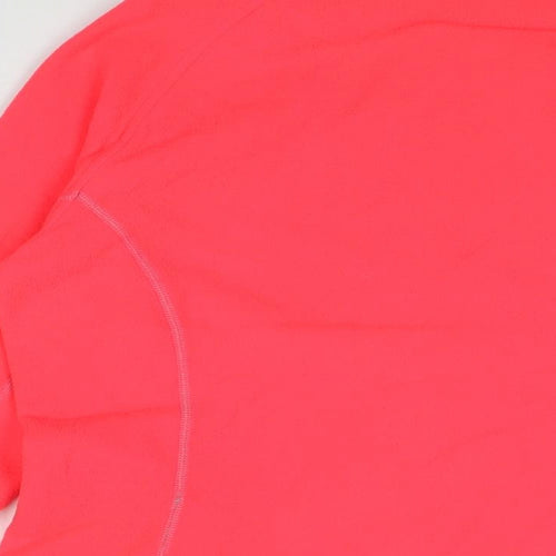 Mountain Hardwear Womens Pink Polyester Pullover Sweatshirt Size S Zip - Neon