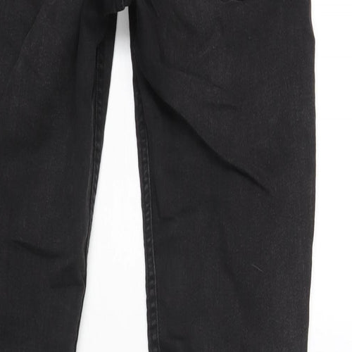 Divided by H&M Womens Black Cotton Skinny Jeans Size 8 L28 in Regular Zip