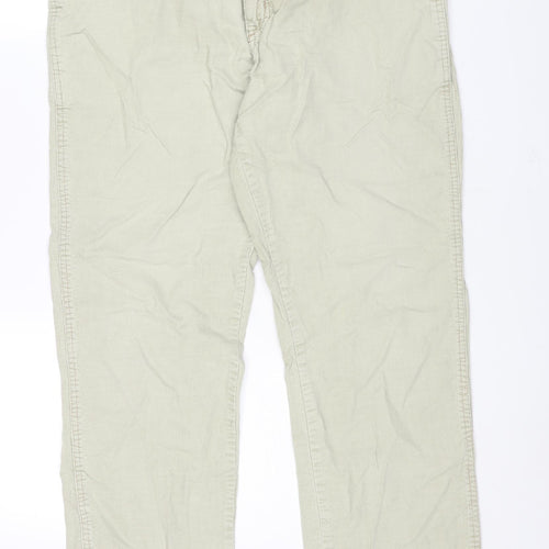 Wrangler Mens Beige Cotton Snow Pants Trousers Size 36 in L27 in Regular Zip