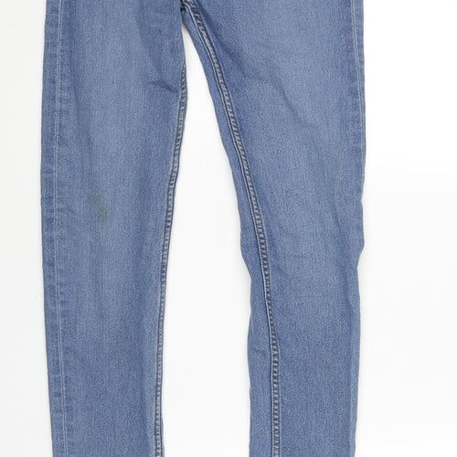 Denim & Co. Mens Blue Cotton Skinny Jeans Size 30 in L31 in Regular Button