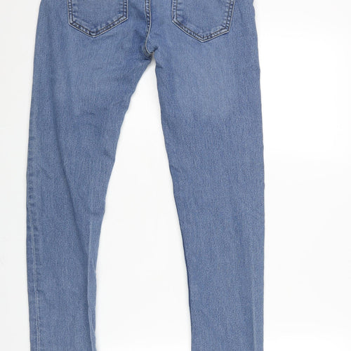 Denim & Co. Mens Blue Cotton Skinny Jeans Size 30 in L31 in Regular Button