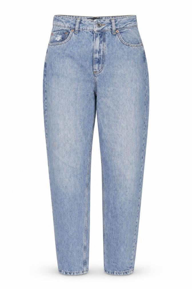 ASOS Womens Blue Cotton Mom Jeans Size 26 in L32 in Regular Zip