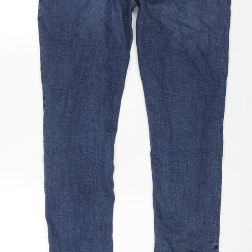 Denim & Co. Mens Blue Cotton Skinny Jeans Size 34 in L34 in Regular Zip