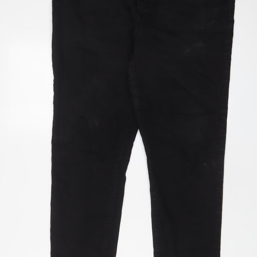 Pep&Co Womens Black Cotton Jegging Jeans Size 18 L29 in Regular