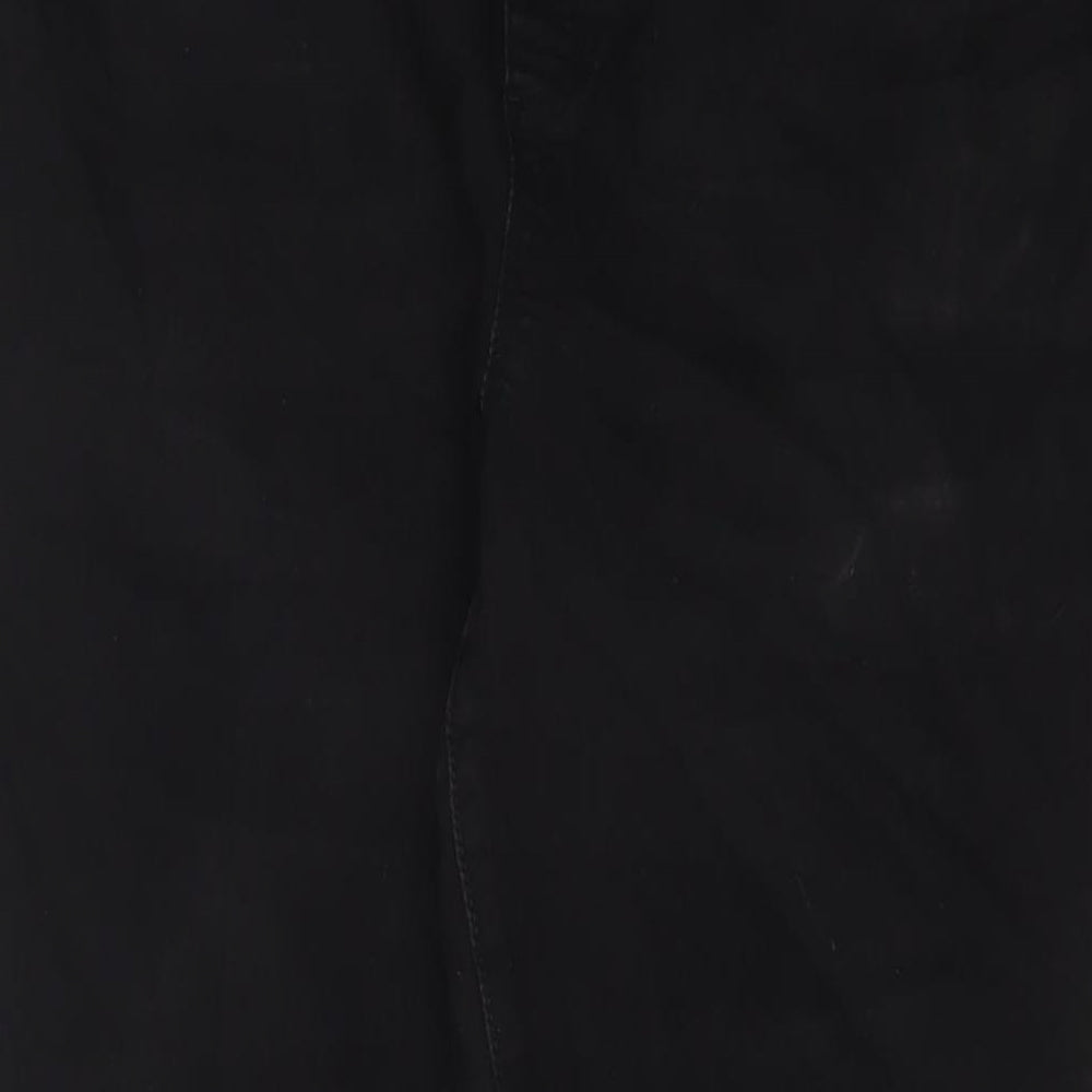 Pep&Co Womens Black Cotton Jegging Jeans Size 18 L29 in Regular