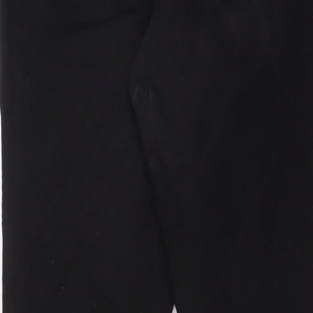 Pep&Co Womens Black Cotton Jegging Jeans Size 18 L29 in Regular