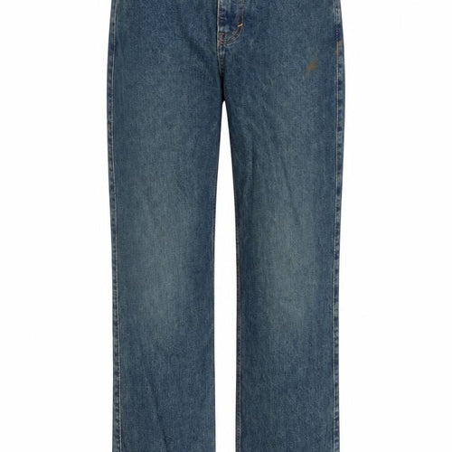 Weekday Womens Blue Cotton Straight Jeans Size 26 in L24 in Regular Zip