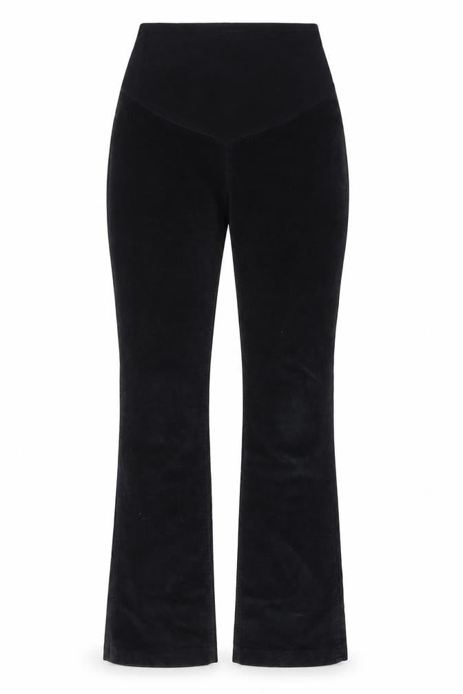 zerotonine Womens Black Cotton Trousers Size 28 in L29 in Regular