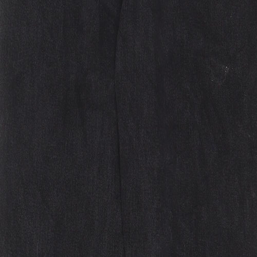 Lee Womens Grey Cotton Straight Jeans Size 6 L26 in Regular Zip