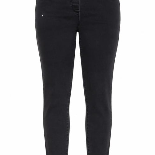 M&Co Womens Grey Cotton Jegging Jeans Size 12 L26 in Regular