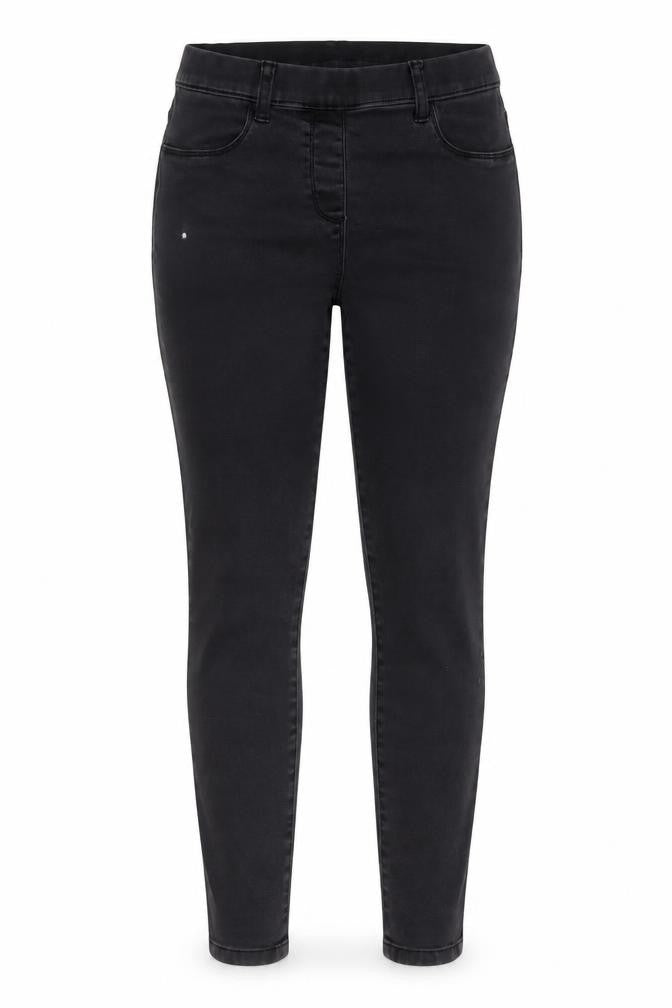 M&Co Womens Grey Cotton Jegging Jeans Size 12 L26 in Regular