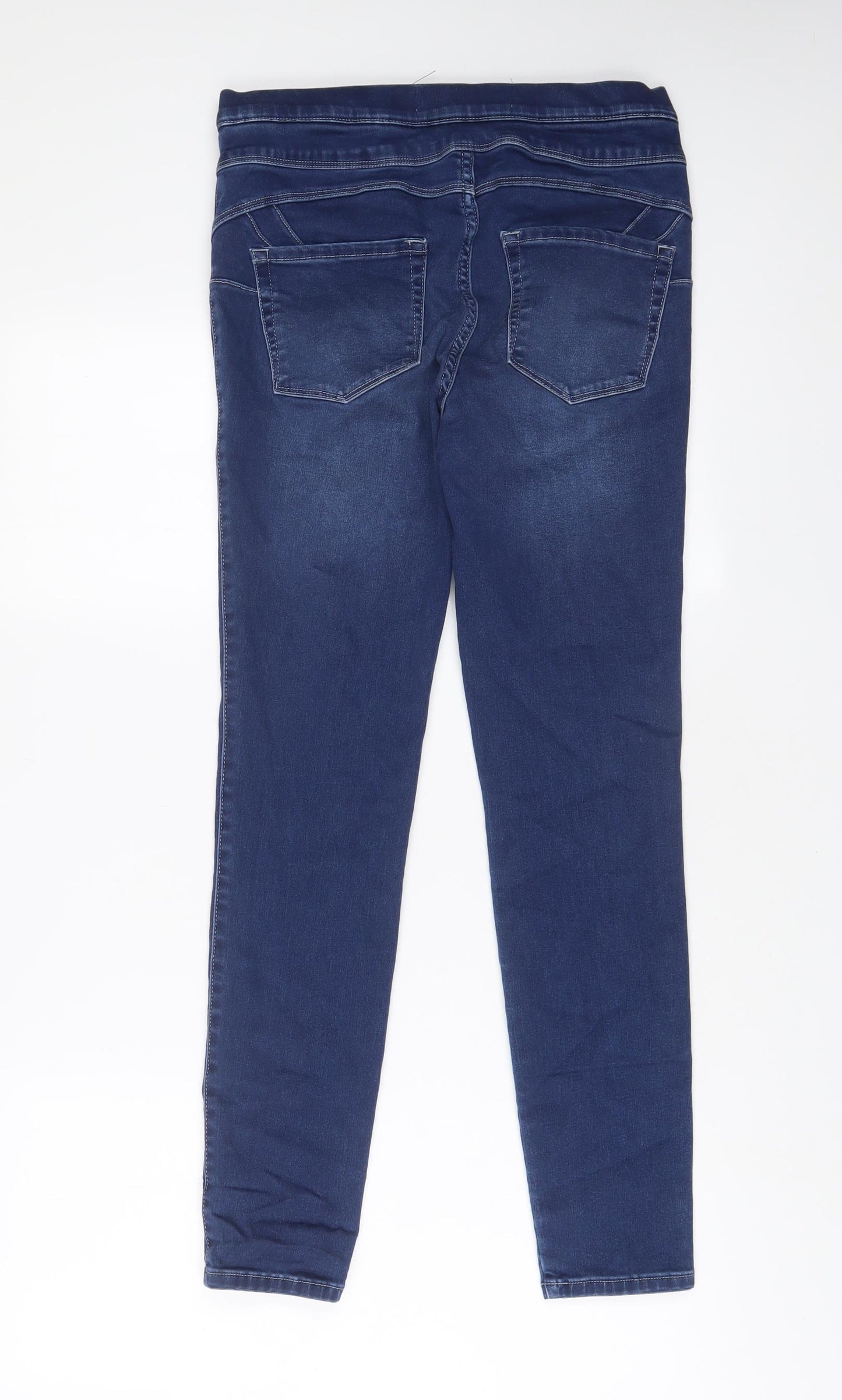 NEXT Womens Blue Cotton Jegging Jeans Size 10 L28 in Regular