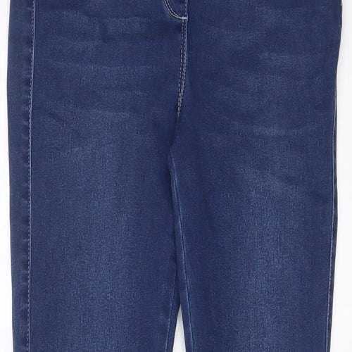 NEXT Womens Blue Cotton Jegging Jeans Size 10 L28 in Regular