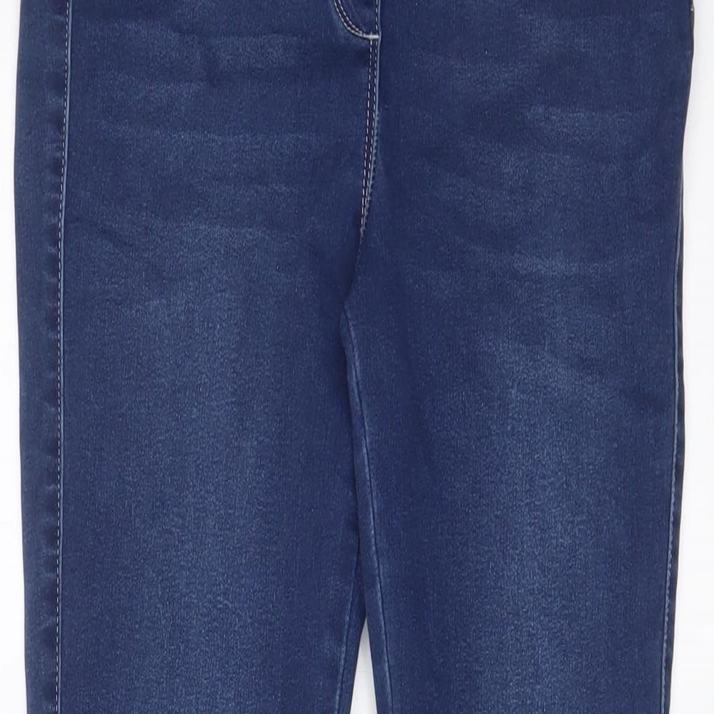 NEXT Womens Blue Cotton Jegging Jeans Size 10 L28 in Regular