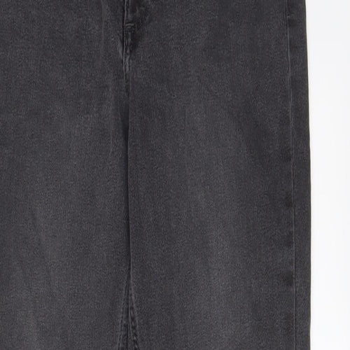H&M Womens Grey Cotton Skinny Jeans Size 30 in L29 in Regular Zip