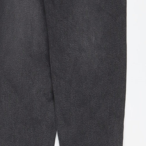 H&M Womens Grey Cotton Skinny Jeans Size 30 in L29 in Regular Zip