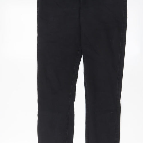 Denim & Co. Womens Black Cotton Skinny Jeans Size 12 L29 in Regular Zip