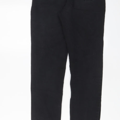 Denim & Co. Womens Black Cotton Skinny Jeans Size 12 L29 in Regular Zip