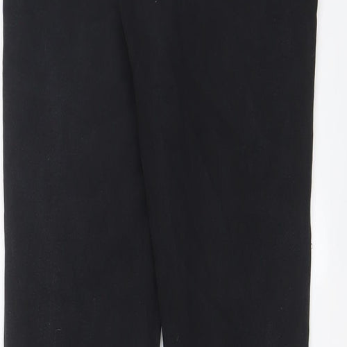 Denim & Co. Womens Black Cotton Skinny Jeans Size 12 L29 in Regular Zip