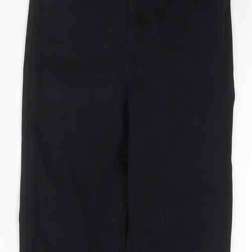 Denim & Co. Womens Black Cotton Skinny Jeans Size 6 L24 in Regular Zip