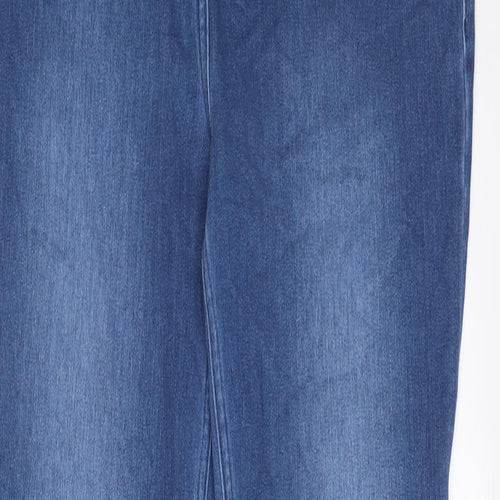 NEXT Womens Blue Cotton Jegging Jeans Size 14 L30 in Regular