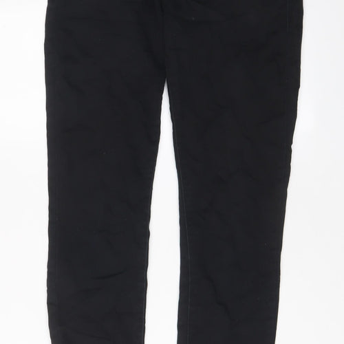 YESYES Womens Black Cotton Skinny Jeans Size 10 L29 in Regular Zip