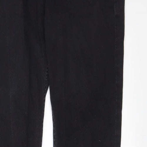 H&M Womens Black Cotton Skinny Jeans Size 26 in L28 in Regular Zip