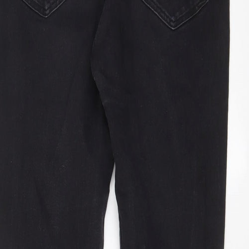 H&M Womens Black Cotton Skinny Jeans Size 26 in L28 in Regular Zip