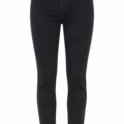 Topshop Womens Black Cotton Skinny Jeans Size 28 in L32 in Regular Zip