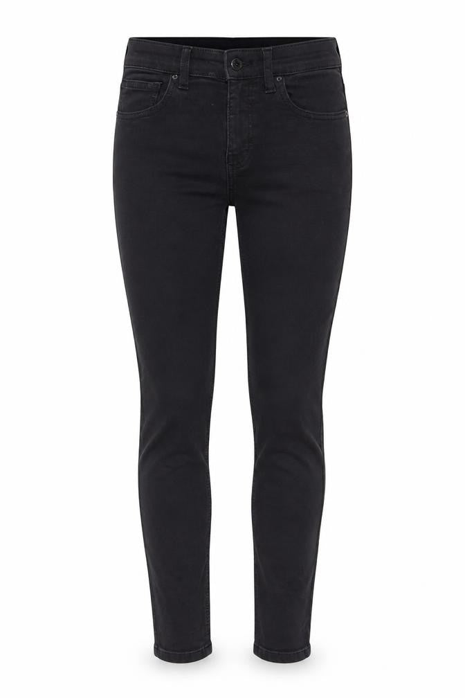 Topshop Womens Black Cotton Skinny Jeans Size 28 in L32 in Regular Zip