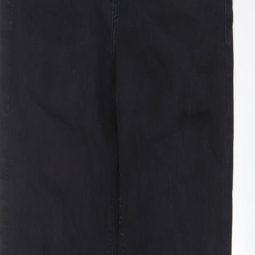 Topshop Womens Black Cotton Skinny Jeans Size 28 in L32 in Regular Zip
