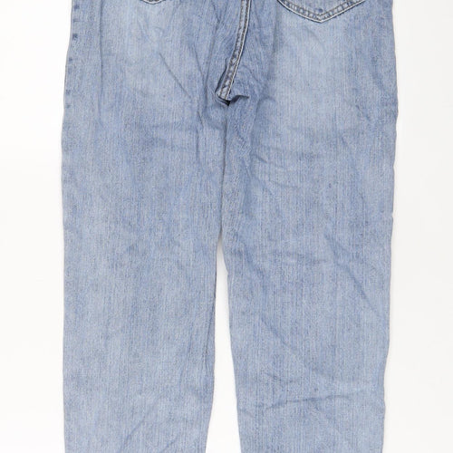 M.CC Womens Blue Cotton Straight Jeans Size 24 in L23 in Regular Button