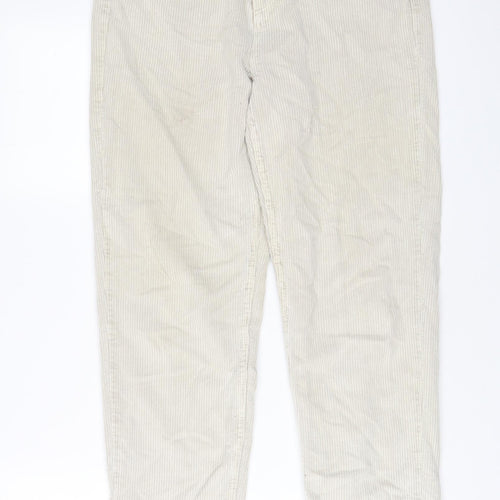 BDG Womens Beige Cotton Trousers Size 29 in L32 in Regular Zip