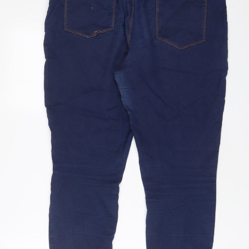 Dunnes Stores Womens Blue Cotton Jegging Jeans Size 16 L28 in Regular