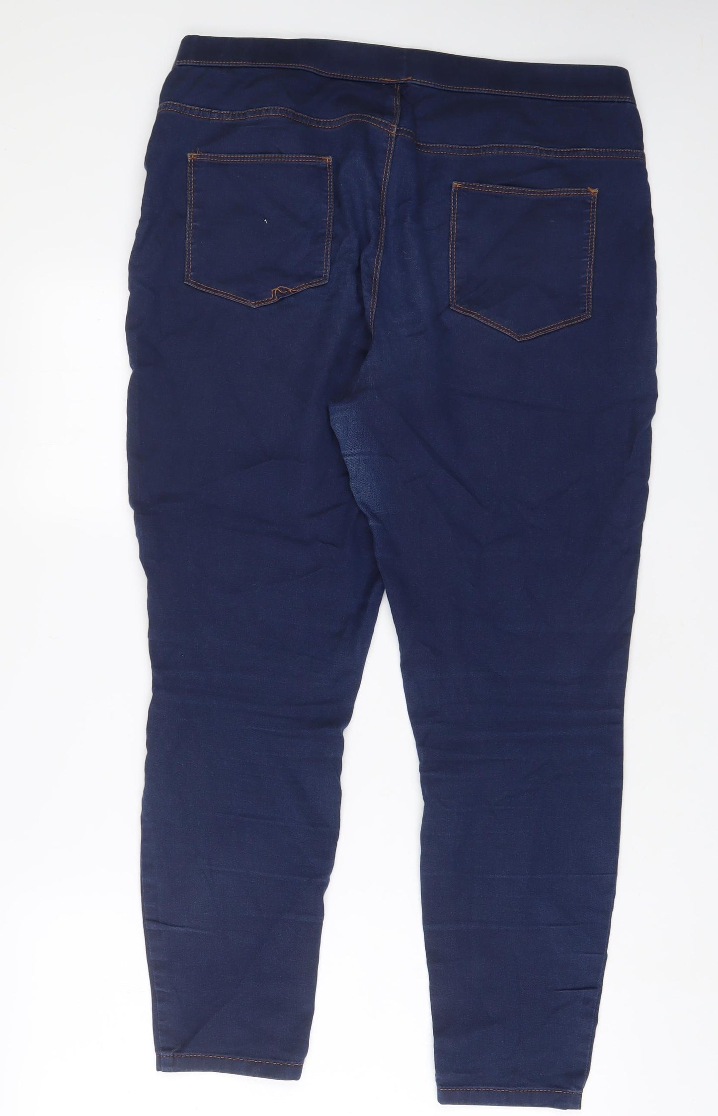 Dunnes Stores Womens Blue Cotton Jegging Jeans Size 16 L28 in Regular