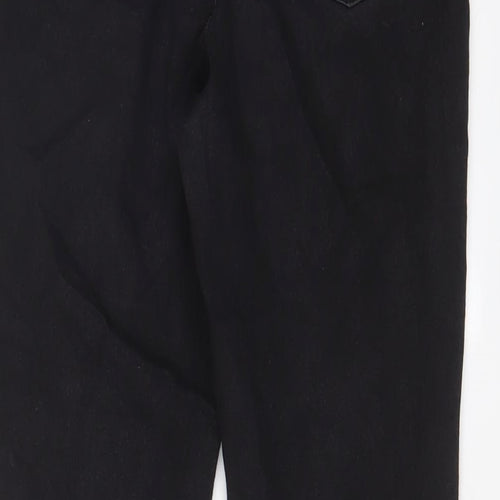 Marks and Spencer Womens Black Cotton Jegging Jeans Size 14 L25 in Regular