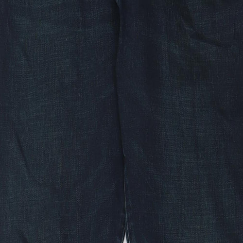 Paul Smith Mens Blue Cotton Straight Jeans Size 34 in L31 in Regular Zip