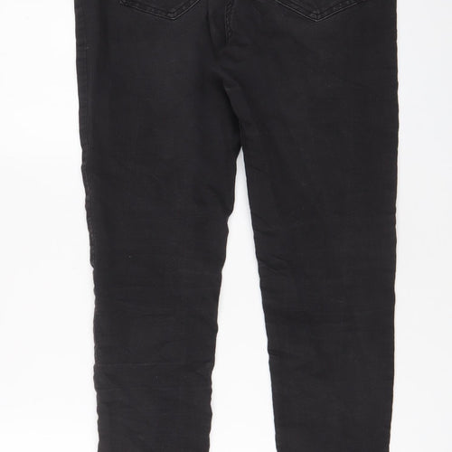 TU Womens Grey Cotton Jegging Jeans Size 14 L30 in Regular