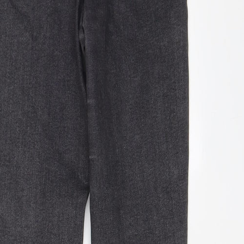 Zara Womens Grey Cotton Skinny Jeans Size 10 L28 in Regular Zip
