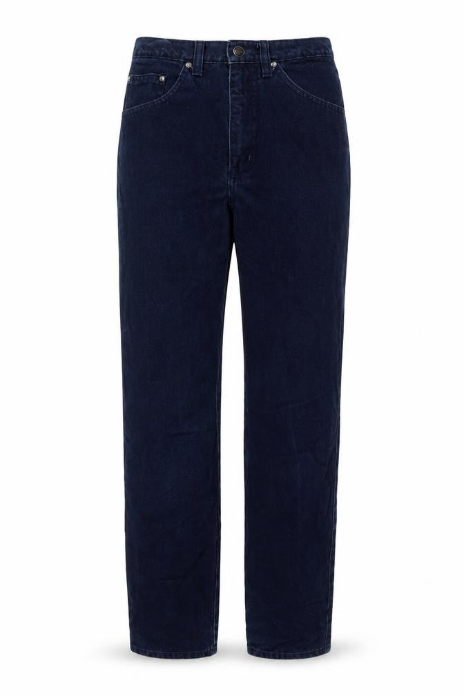Half Womens Blue Cotton Straight Jeans Size 29 in L30 in Regular Zip
