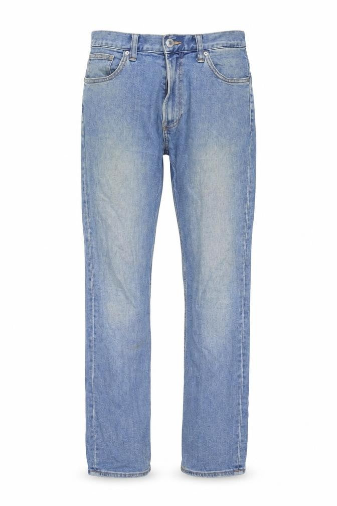 H&M Mens Blue Cotton Straight Jeans Size 31 in L32 in Regular Zip