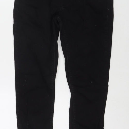 Denim & Co. Womens Black Cotton Skinny Jeans Size 14 L26 in Regular Zip