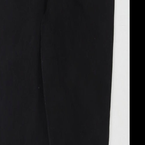 Denim & Co. Womens Black Cotton Skinny Jeans Size 14 L25 in Regular Zip