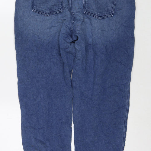 Rich & Skinny Womens Blue Cotton Tapered Jeans Size L L27 in Regular Zip