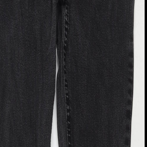 Denim & Co. Womens Black Cotton Skinny Jeans Size 16 L32 in Regular Zip