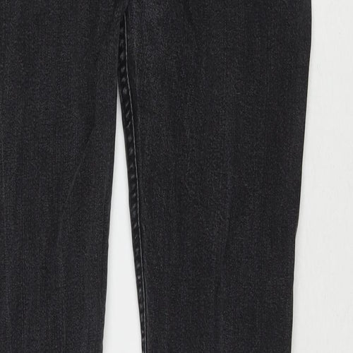Denim & Co. Womens Black Cotton Skinny Jeans Size 16 L32 in Regular Zip
