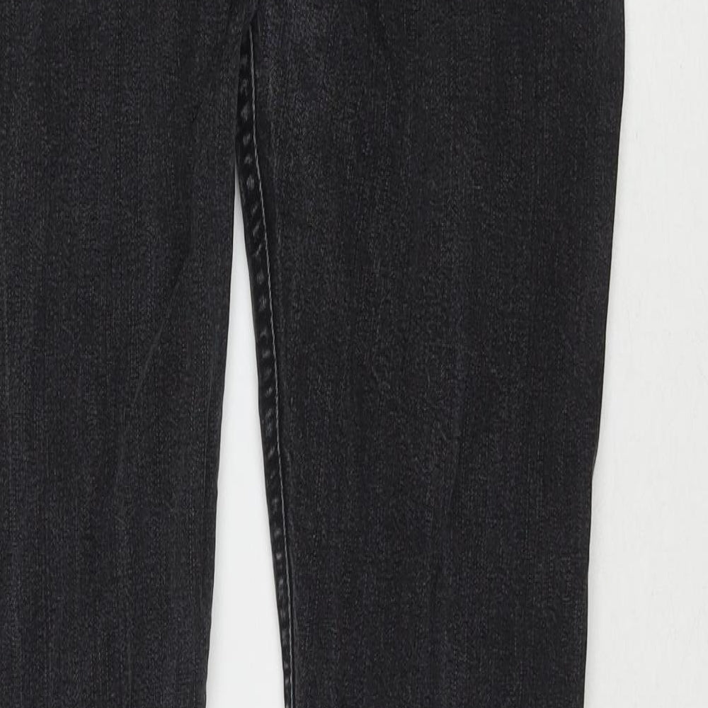 Denim & Co. Womens Black Cotton Skinny Jeans Size 16 L32 in Regular Zip