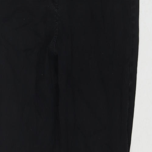 Zaffiri Womens Black Cotton Straight Jeans Size 14 L28 in Regular Zip